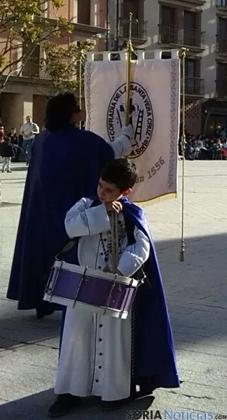 Imagen este sábado, de la plaza Mayor de Ágreda. / SN
