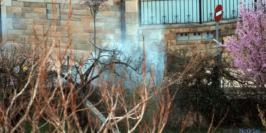 El humo ha alertado a los vecinos. / SN