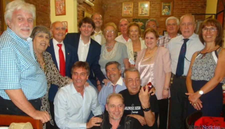 Directiva del Centro Numancia de Buenos Aires con el alcalde de Soria