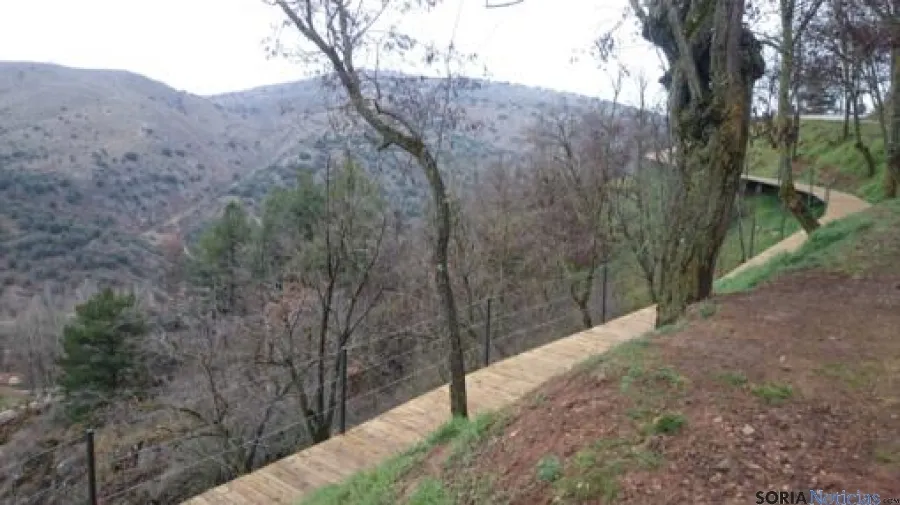 Pasarela del río Duero al Castillo