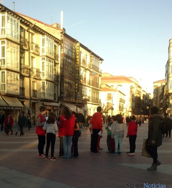 Cruz Roja Juventud este viernes en Granados. / SN