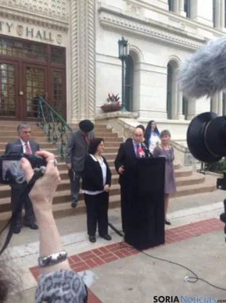 Delegación agredeña en Texas