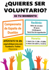 cartel de voluntarios
