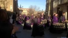 Imagen este sábado, de la plaza Mayor de Ágreda. / SN
