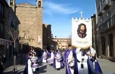 Una de las bellas estampas, este sábado, previas a la Semana Santa agredeña. / SN