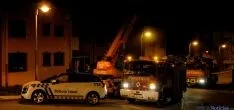 Operativo para extinguir el fuego esta madrugada. / SN