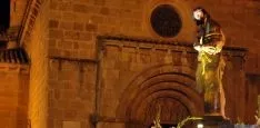Una de las imágenes de la procesión de este Martes Santo. / SN