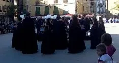 Imagen este sábado, de la plaza Mayor de Ágreda. / SN