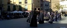 Imagen este sábado, de la plaza Mayor de Ágreda. / SN
