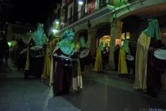Una de las imágenes de la procesión de este Martes Santo. / SN