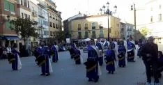 Imagen este sábado, de la plaza Mayor de Ágreda. / SN