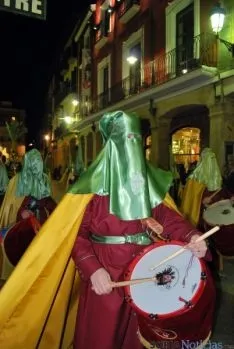 Una de las imágenes de la procesión de este Martes Santo. / SN