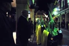 Una de las imágenes de la procesión de este Martes Santo. / SN