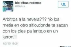 Los jugadores del Numancia en Twitter.