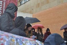 Concentración de estudiantes en Soria