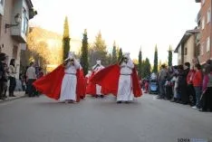 Uno de los distintos momentos de la procesión. / SN