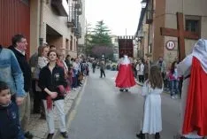 Uno de los distintos momentos de la procesión. / SN