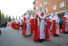 Uno de los distintos momentos de la procesión. / SN