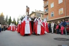 Uno de los distintos momentos de la procesión. / SN