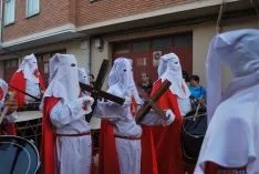 Uno de los distintos momentos de la procesión. / SN