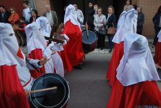 Uno de los distintos momentos de la procesión. / SN