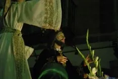 Una de las imágenes de la procesión de este Martes Santo. / SN