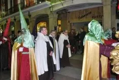 Una de las imágenes de la procesión de este Martes Santo. / SN
