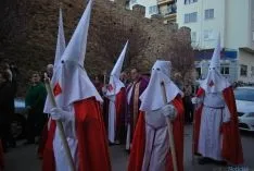 Uno de los distintos momentos de la procesión. / SN