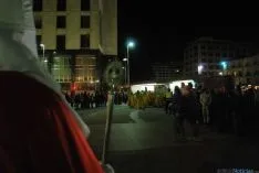 Una de las imágenes de la procesión de este Martes Santo