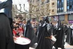 Una imagen de la multitudinaria procesión de la 'Borriquilla'. / SN