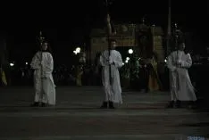 Una de las imágenes de la procesión de este Martes Santo