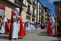 Una imagen de la multitudinaria procesión de la 'Borriquilla'. / SN