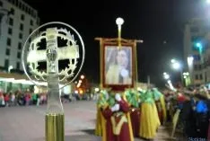 Una de las imágenes de la procesión de este Martes Santo. / SN