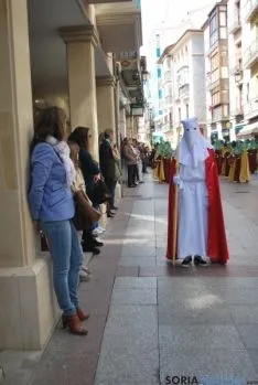 Una imagen de la multitudinaria procesión de la 'Borriquilla'. / SN