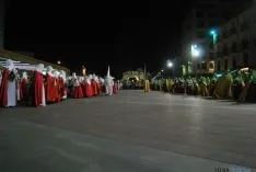 Una de las imágenes de la procesión de este Martes Santo. / SN