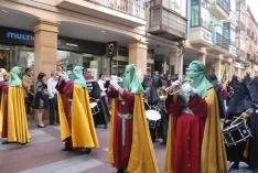 Una imagen de la multitudinaria procesión de la 'Borriquilla'. / SN