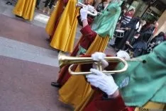 Una imagen de la multitudinaria procesión de la 'Borriquilla'. / SN