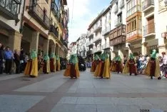 Una imagen de la multitudinaria procesión de la 'Borriquilla'. / SN