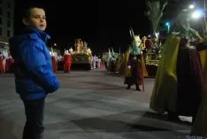 Una de las imágenes de la procesión de este Martes Santo. / SN