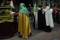 Una de las imágenes de la procesión de este Martes Santo. / SN