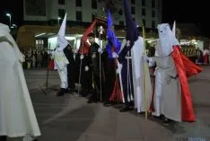 Una de las imágenes de la procesión de este Martes Santo. / SN