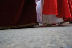 Una imagen de la multitudinaria procesión de la 'Borriquilla'. / SN