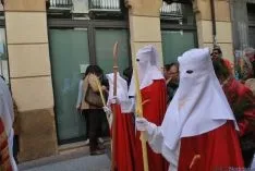 Una imagen de la multitudinaria procesión de la 'Borriquilla'. / SN