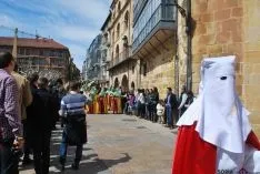 Una imagen de la multitudinaria procesión de la 'Borriquilla'. / SN