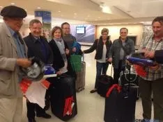 Algunos de los miembros de la expedición agredeña. / SN