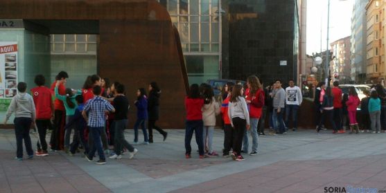 Cruz Roja Juventud este viernes en Granados. / SN