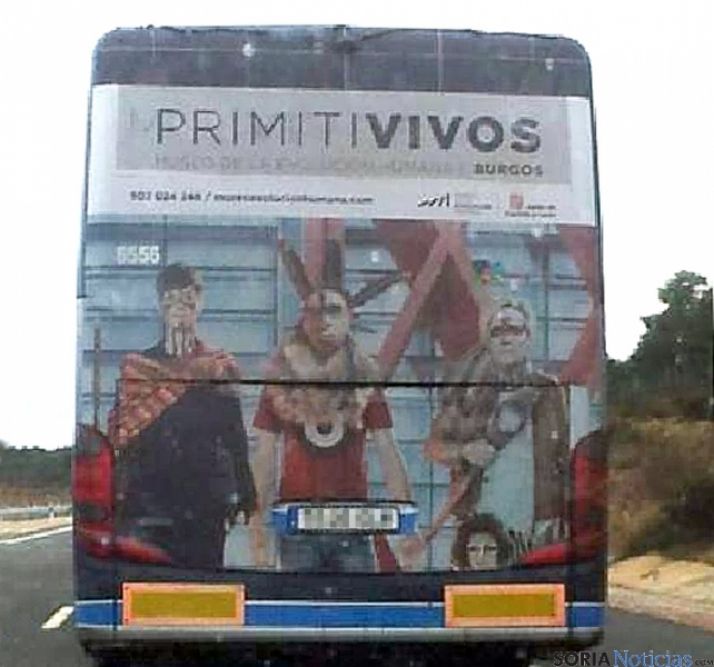 Autobús de la línea Logroño-Soria-Madrid.
