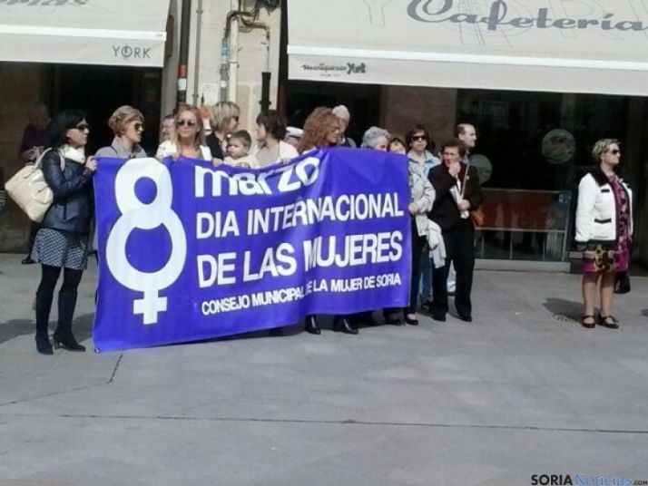 Manifestación en el Día de la Mujer trabajadora