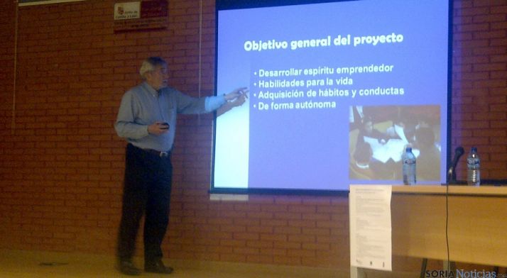 José Manuel Pérez Díez-Pericles en su ponencia. / SN