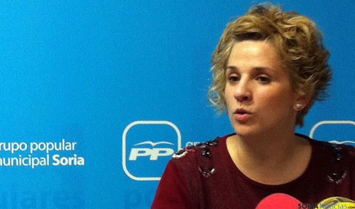 La concejal del PP en el Ayuntamiento de Soria, Rocío Gallardo.